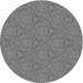 Square Patterned Ash Gray Rug, pat3272gry