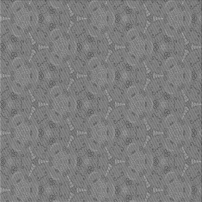 Round Patterned Ash Gray Rug, pat3272gry