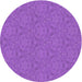 Square Patterned Purple Rug, pat3272pur