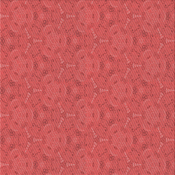 Round Patterned Red Rug, pat3272rd