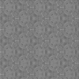 Square Patterned Dark Gray Novelty Rug, pat3272
