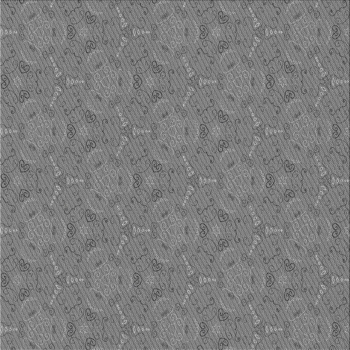 Square Patterned Dark Gray Novelty Rug, pat3272