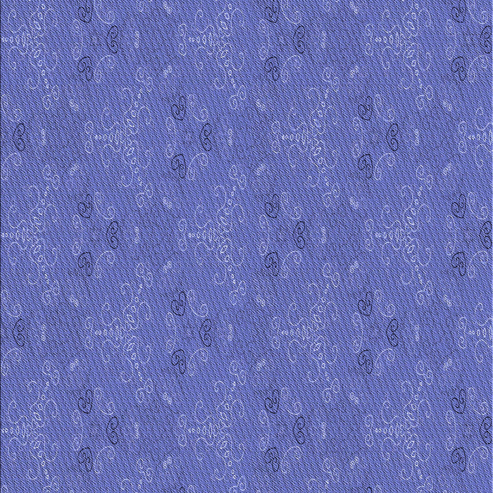 Machine Washable Transitional Blue Rug, wshpat3273blu