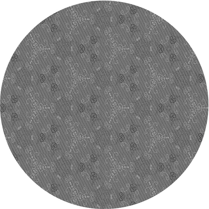 Square Machine Washable Transitional Grey Gray Rug in a Living Room, wshpat3273gry