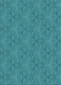 Machine Washable Transitional Dark Cyan Green Rug, wshpat3273lblu