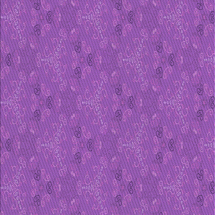 Patterned Dark Orchid Purple Rug, pat3273pur