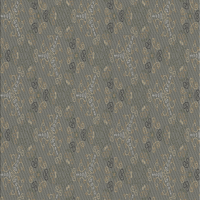 Machine Washable Transitional Western Charcoal Gray Rug, wshpat3273