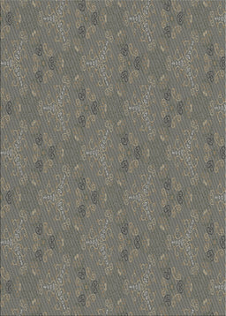 Patterned Charcoal Gray Novelty Rug, pat3273