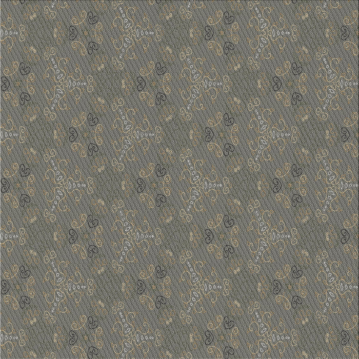 Sideview of Machine Washable Transitional Western Charcoal Gray Rug, wshpat3273