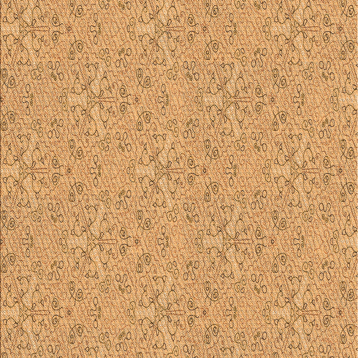 Machine Washable Transitional Orange Rug, wshpat3274org