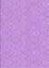 Machine Washable Transitional Purple Rug, wshpat3274pur