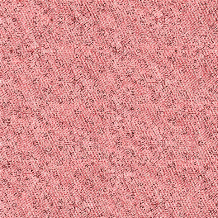 Round Machine Washable Transitional Pastel Pink Rug, wshpat3274rd