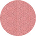 Square Patterned Pastel Pink Rug, pat3274rd