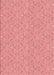 Patterned Pastel Pink Rug, pat3274rd