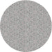 Sideview of Patterned Gray Novelty Rug, pat3274