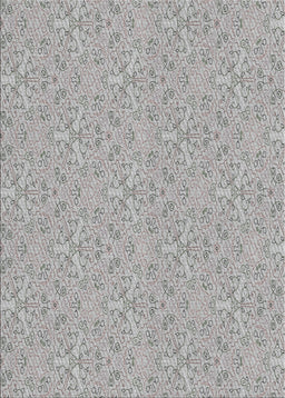 Machine Washable Transitional Gray Rug, wshpat3274