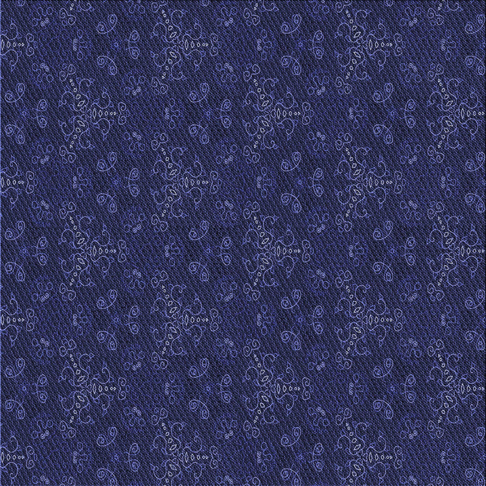 Round Patterned Night Blue Rug, pat3275blu