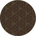 Square Patterned Red Brown Rug, pat3275brn