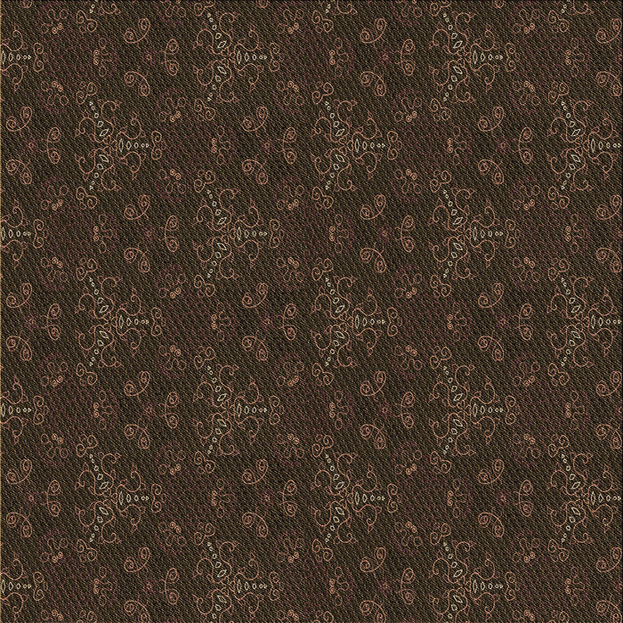 Round Patterned Red Brown Rug, pat3275brn