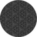 Square Machine Washable Transitional Midnight Gray Rug in a Living Room, wshpat3275gry