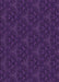 Patterned Dark Purple Rug, pat3275pur