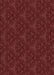 Machine Washable Transitional Maroon Red Rug, wshpat3275rd