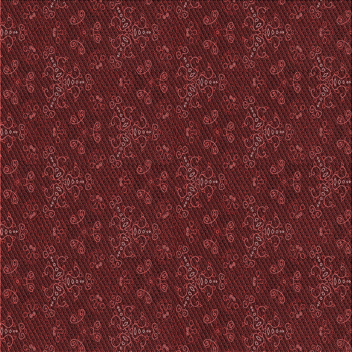 Round Patterned Maroon Red Rug, pat3275rd