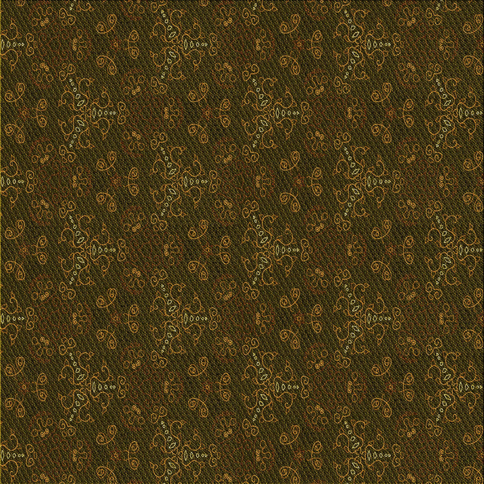 Round Patterned Dark Bronze Brown Rug, pat3275yw