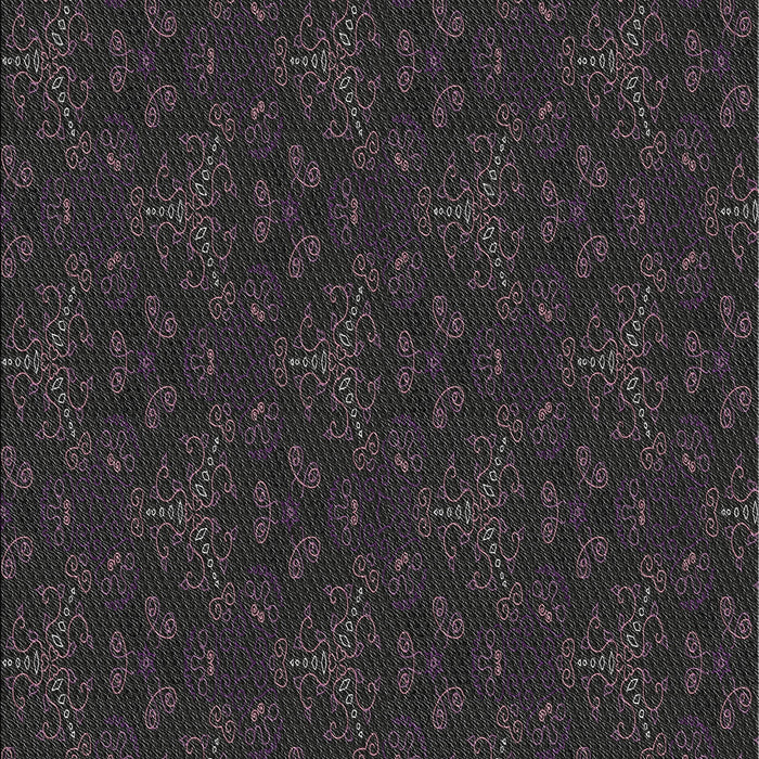 Machine Washable Transitional Black Rug, wshpat3275