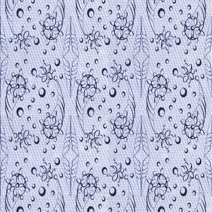 Patterned Lavender Blue Rug, pat3276blu