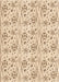 Machine Washable Transitional Bronze Brown Rug, wshpat3276org