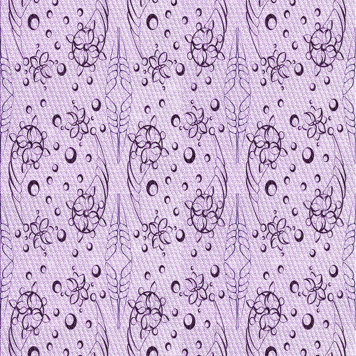 Patterned Lilac Purple Rug, pat3276pur