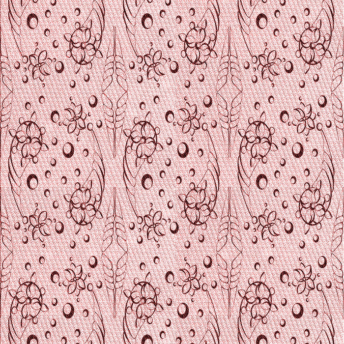 Machine Washable Transitional Pink Rug, wshpat3276rd