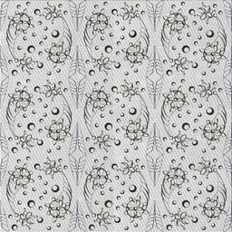 Square Patterned Gray Novelty Rug, pat3276