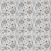 Square Patterned Gray Novelty Rug, pat3276