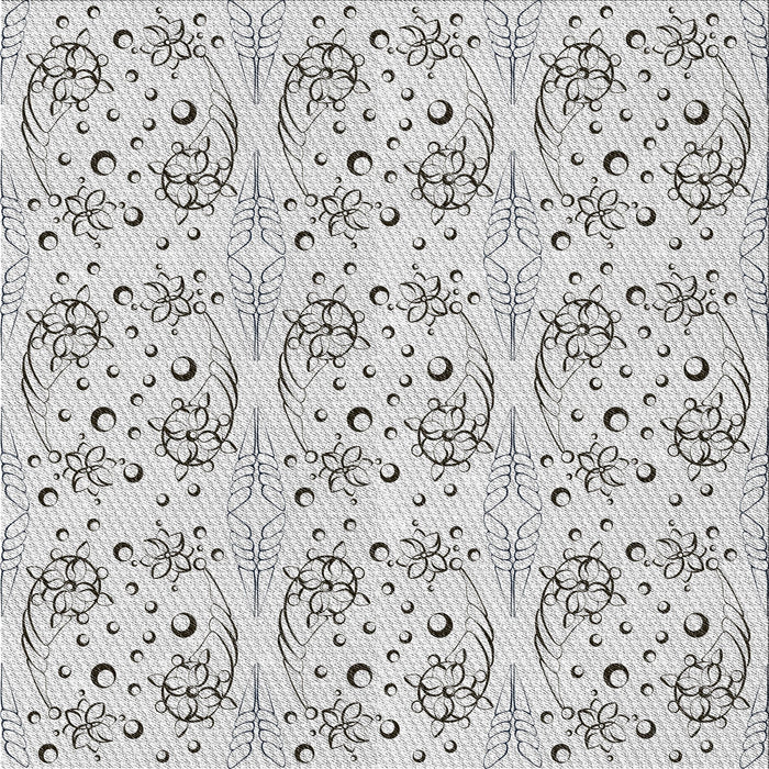 Sideview of Machine Washable Transitional Grey Gray Rug, wshpat3276