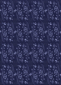 Machine Washable Transitional Deep Periwinkle Purple Rug, wshpat3277blu