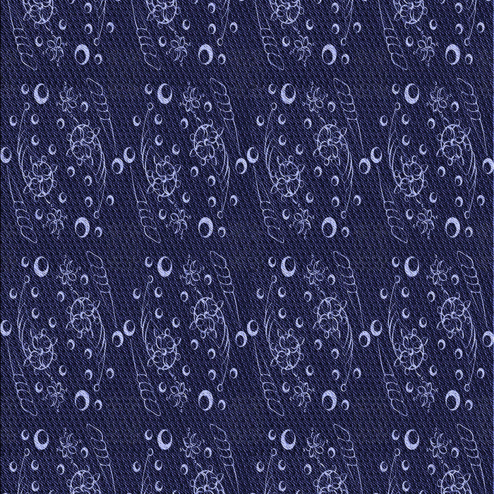 Machine Washable Transitional Deep Periwinkle Purple Rug, wshpat3277blu