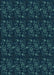 Machine Washable Transitional Dark Cyan Green Rug, wshpat3277lblu