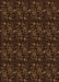 Machine Washable Transitional Saddle Brown Rug, wshpat3277org