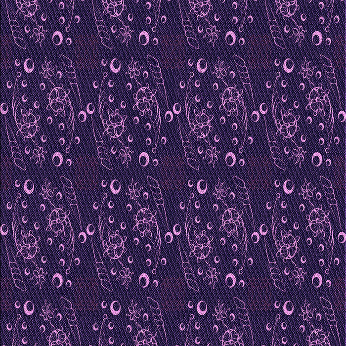 Patterned Night Blue Rug, pat3277pur