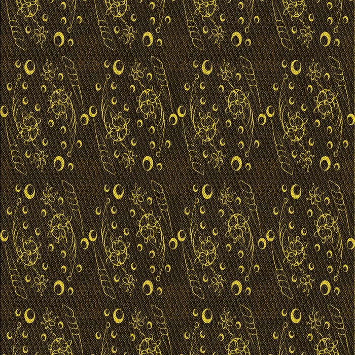 Patterned Oak Brown Rug, pat3277yw