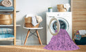 Machine Washable Transitional Violet Purple Rug in a Washing Machine, wshpat3278pur