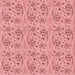 Round Machine Washable Transitional Pastel Pink Rug, wshpat3278rd