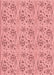 Machine Washable Transitional Pastel Pink Rug, wshpat3278rd