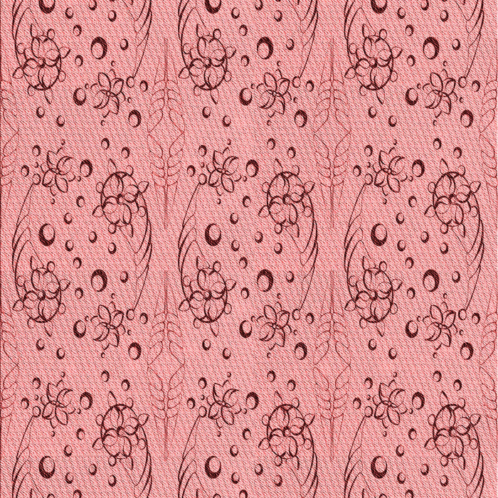 Machine Washable Transitional Pastel Pink Rug, wshpat3278rd