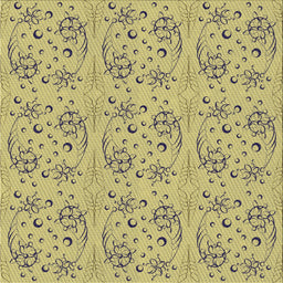 Square Patterned Mustard Yellow Novelty Rug, pat3278