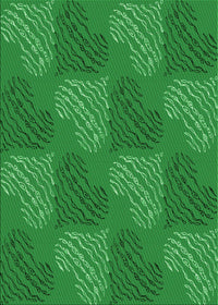 Machine Washable Transitional Green Rug, wshpat3279grn