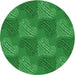 Square Patterned Green Rug, pat3279grn