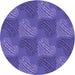 Square Patterned Amethyst Purple Rug, pat3279pur